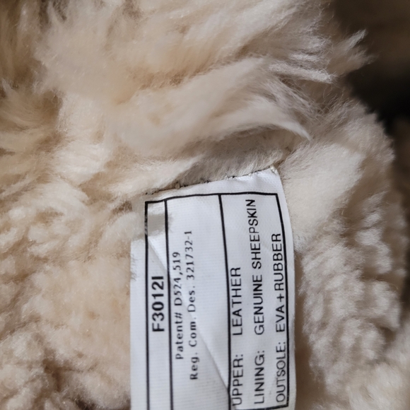 Women's UGG Kensington Mid Calf Moto Style Sheepskin Lined Black Leather Boots. - Picture 10 of 11